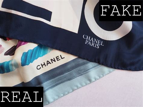 chanel scarf real vs fake|how to tell chanel authenticity.